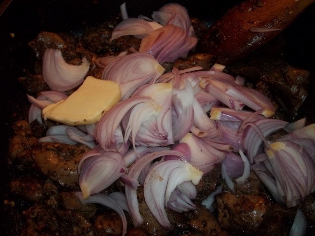 Adding onions and butter - Copy