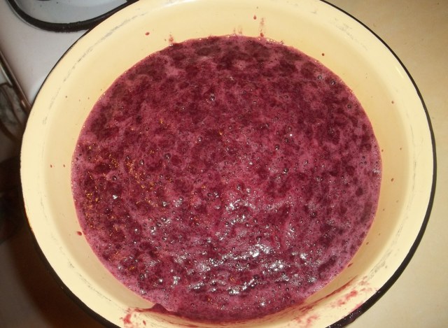 Boiled grapes and sugar - Copy