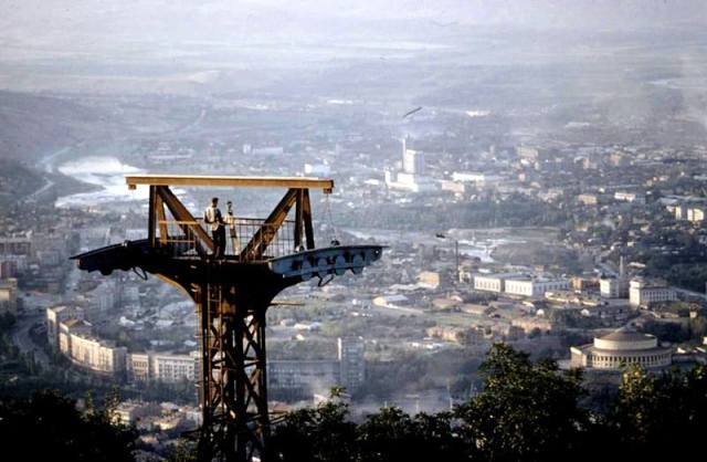 Cable car in Tbilisi in 1958