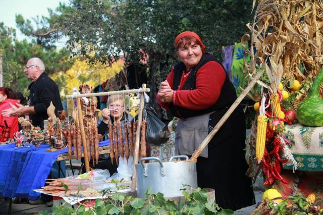 Churchkhela at the Mtskhetoba - Svetitskhovloba celebration