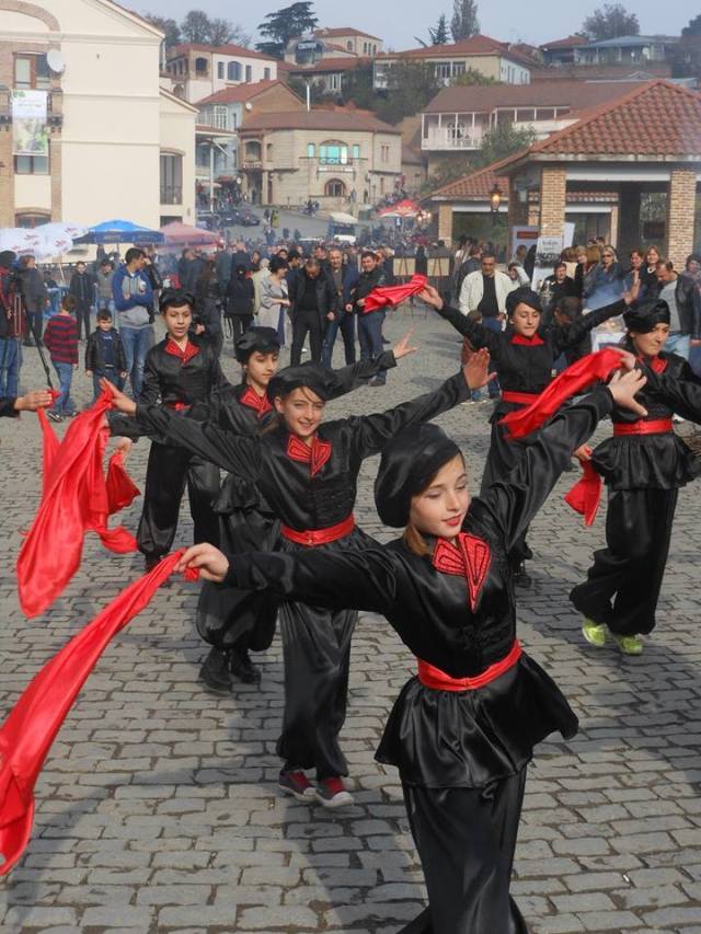 Dancers at the Signagi Wine Festival