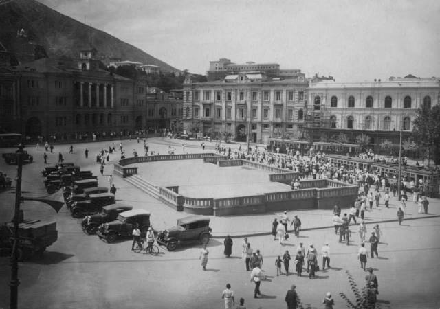 Beria Square in Tbilisi in 1941