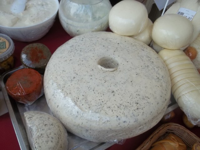 Georgian cheese at Tbilisoba