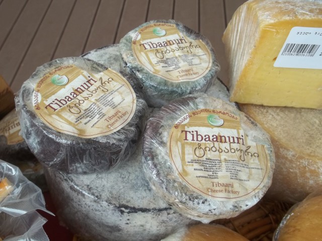 Georgian cheese at Tbilisoba.