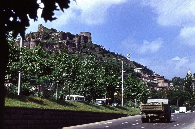 Narikala Castle in Tbilisi in 1974