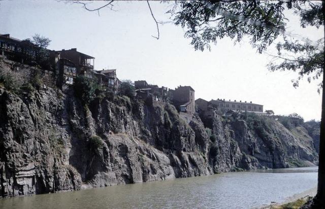 The Mtkvari River in Tbilisi in 1958