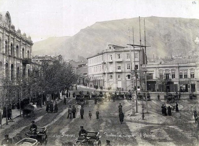 Pashkevich-Erivanskaya Square in 1907 was the scene of a bank robbery involving Joseph Stalin