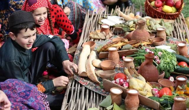 Celebrating Pirosmanoba. Photo courtesy of Irakli Garibashvili Official
