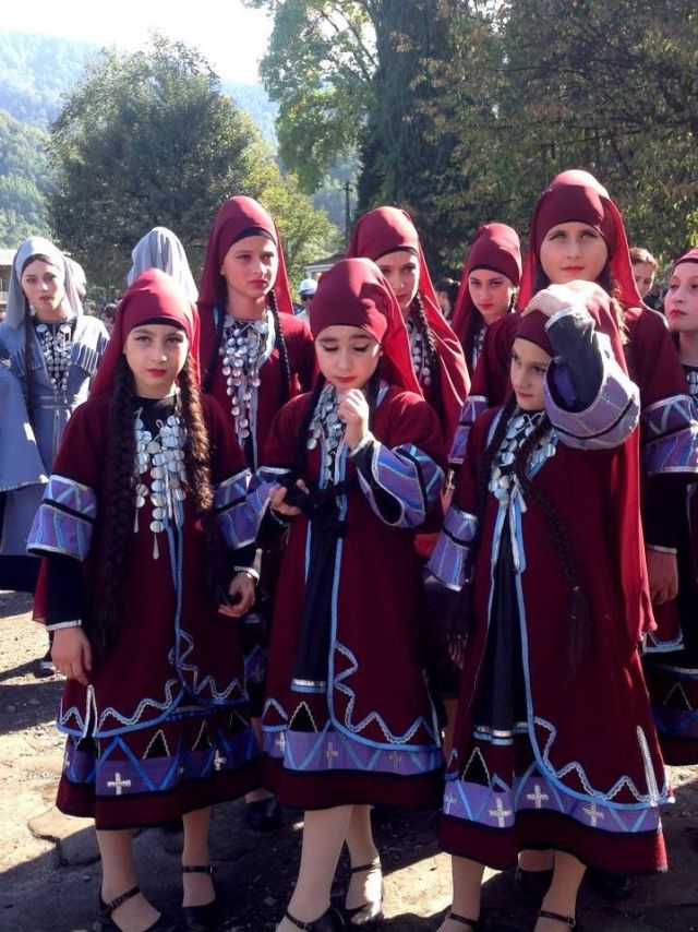 Dancers at the Ekvtimeoba celebration
