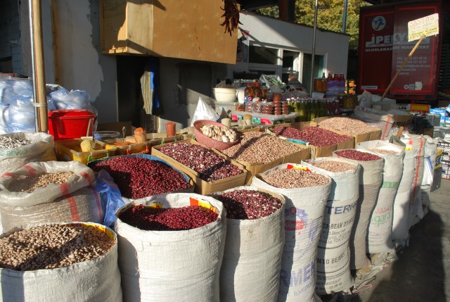 Lobio beans at the Dezerter Bazaar