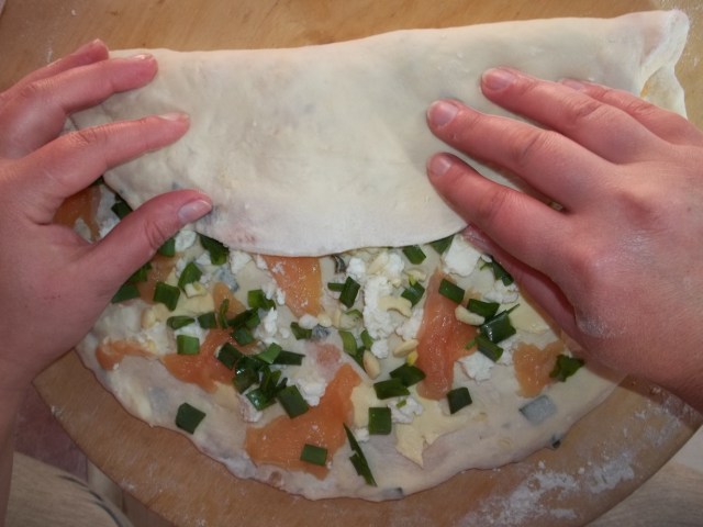 Wrapping the filling