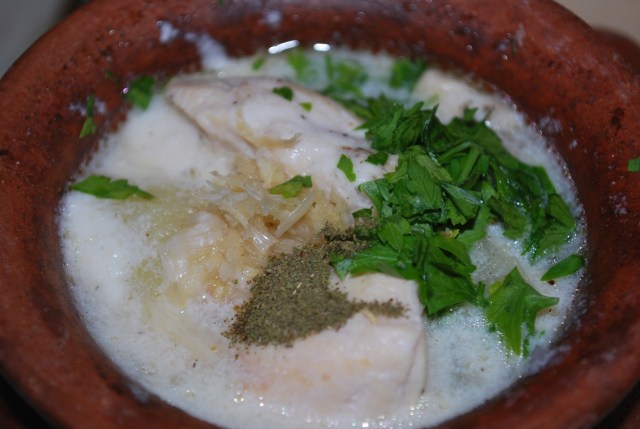 Adding Garlic and Herbs