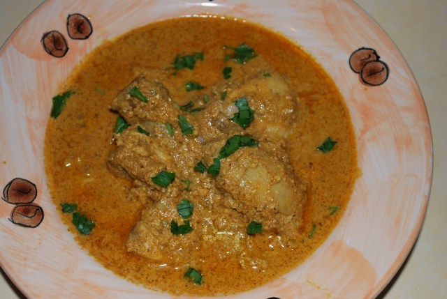 Chicken Kharsho serving