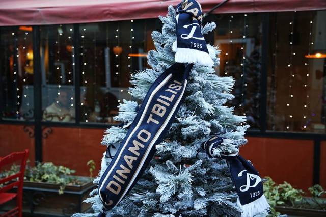 Christmas tree design by Dinamo Tbilisi