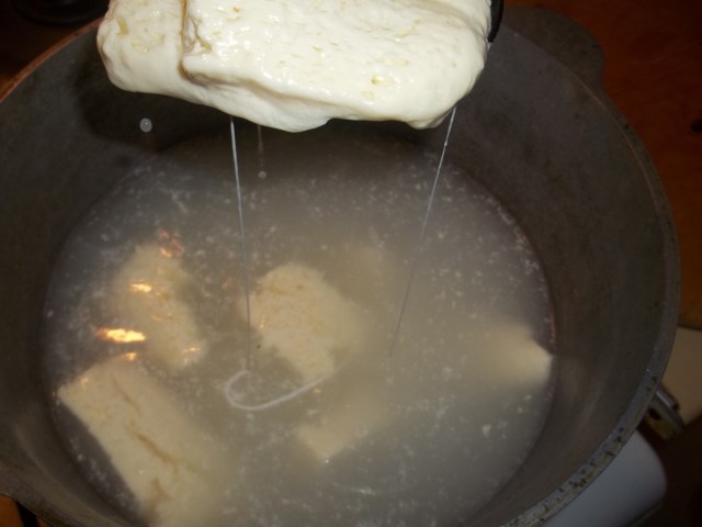 Remove the softened cheese - Copy