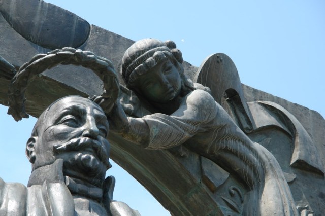 Ilia Chavchavadze's monument in the city of Batumi
