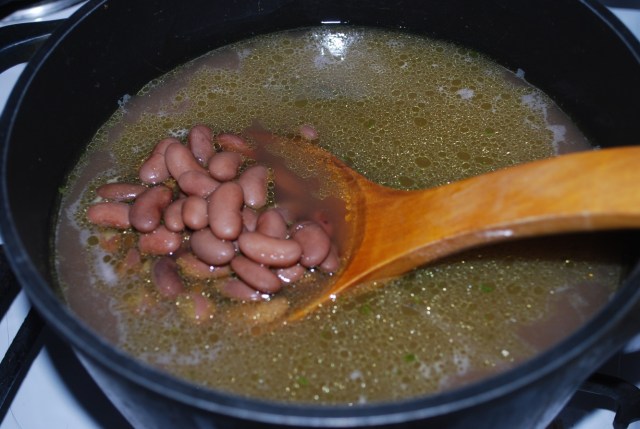 Cooking Lobio Beans
