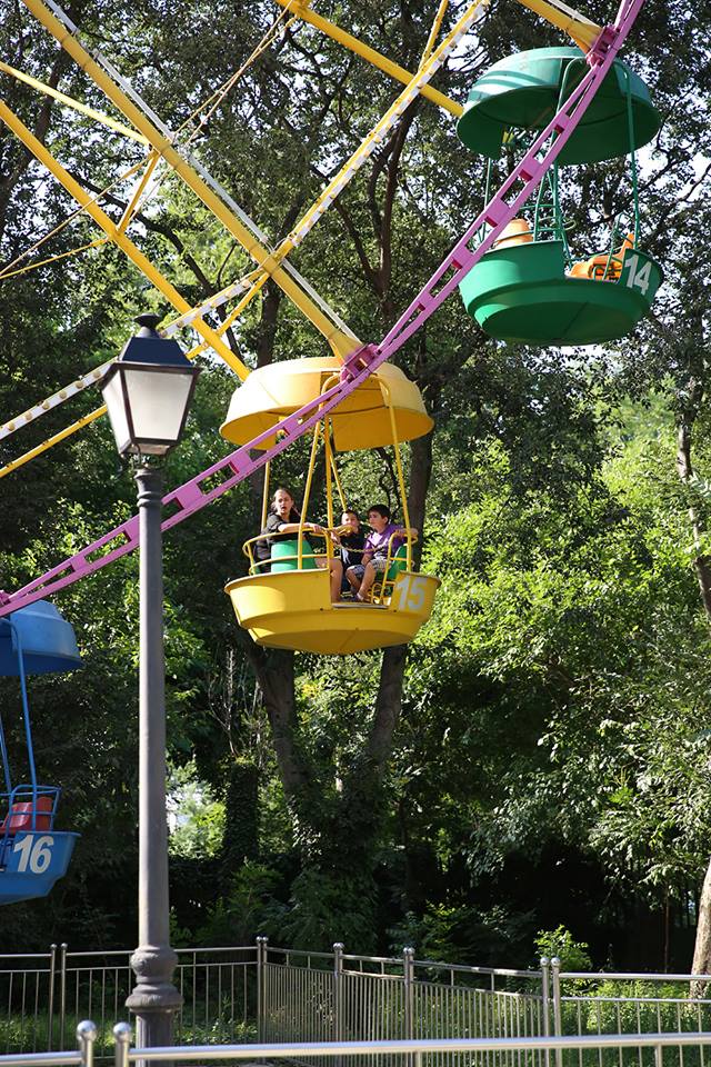 Children affected by the deadly flood in Tbilisi were treated to rides at Mushtaidi Park
