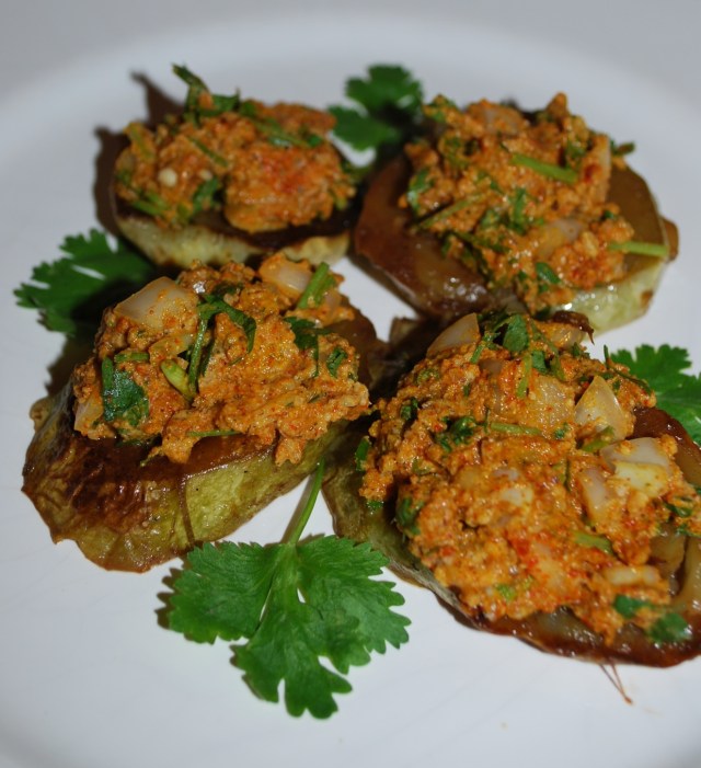Zucchini with walnuts ready for serving - Copy