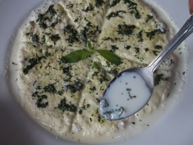 Adding cottage cheese mixture - Copy