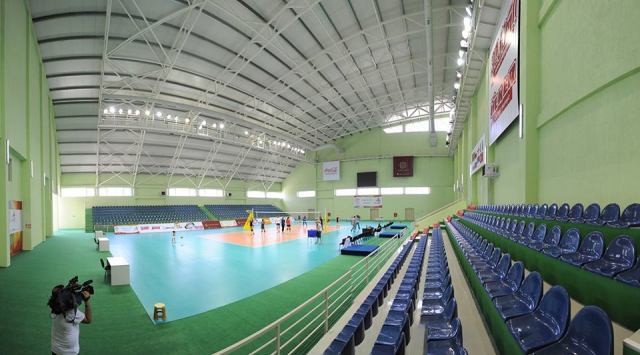 Facilities at the New Tbilisi sports complex on the shores of Tbilisi Sea