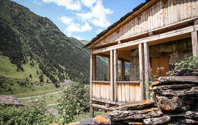 Dartlo Village in Tusheti