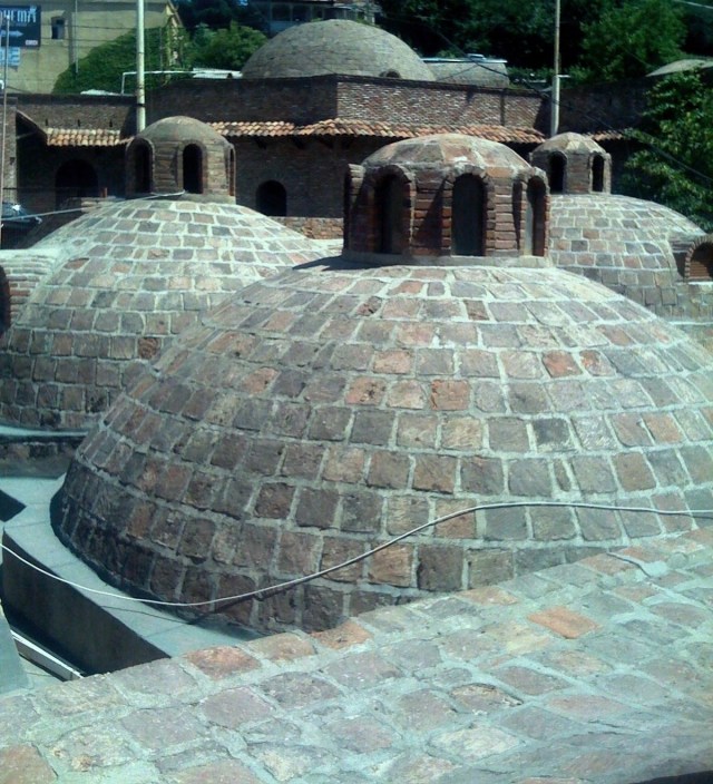 Abanotubani in Tbilisi's Old Town District. Photo by Georgia About