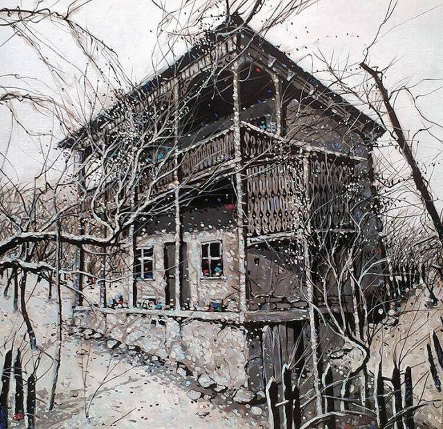 House by Georgian artist Guram Khetsuriani
