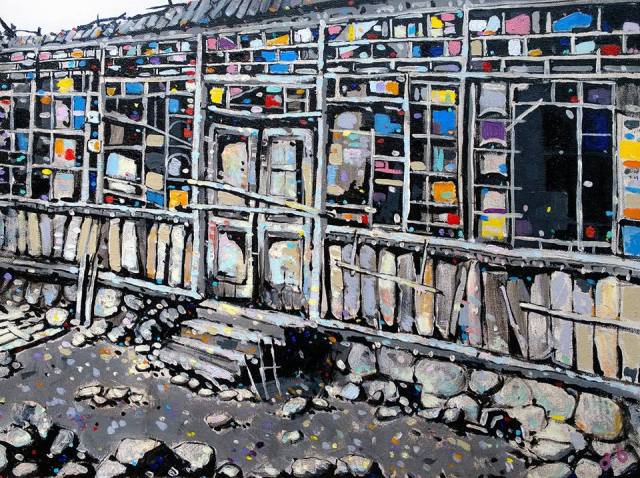 House by Georgian artist Guram Khetsuriani