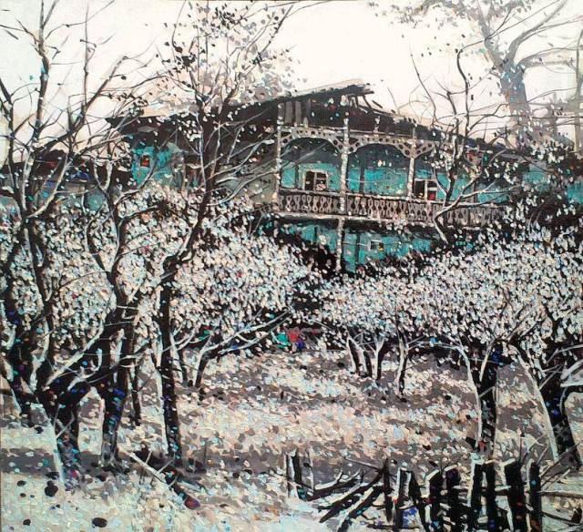 House by Georgian artist Guram Khetsuriani