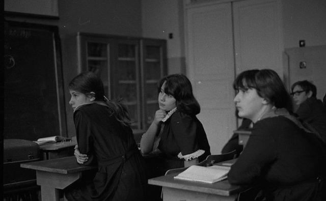 A classroom in Tbilisi in 1976