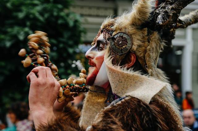 A colorful character at Tbilisoba 2015