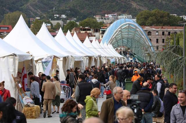 Caucasian Cheese 2015 festival in Rike Park