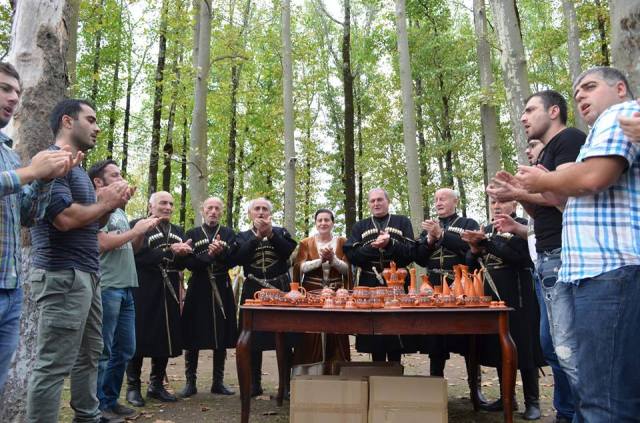 Performers at the Song about Samegrelo Festival