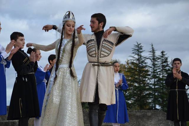 Traditional dancing at the Egrisoba 2015 festival